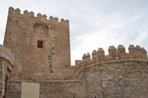 Alcazaba de Almeria, castle and fortress. Andalusia, Spain.