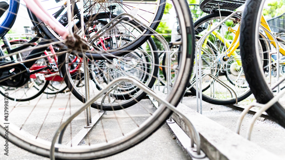 Obraz premium 自転車置き場