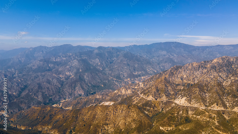 Aerial View of Angeles National Forest