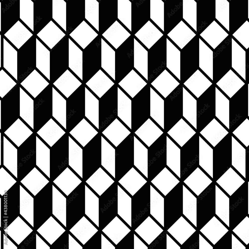 square pattern with two colors - geometric