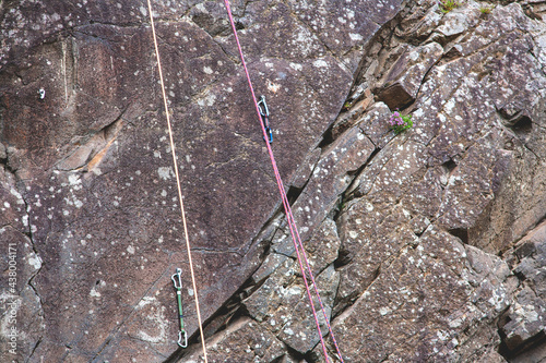 professional climbing ropes. safety rope for climbing uphill