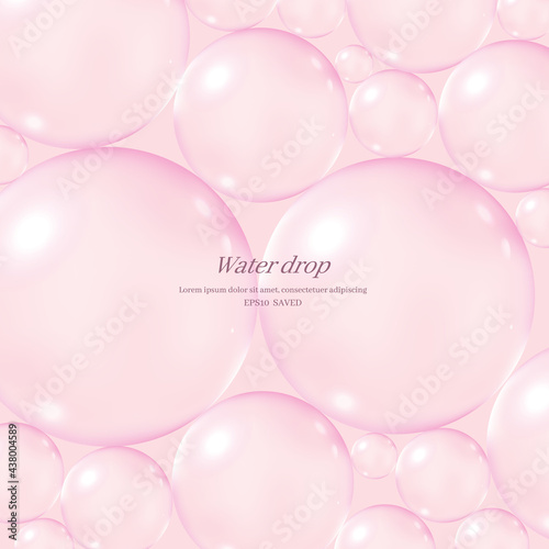 transparent water droplets , water drop object.