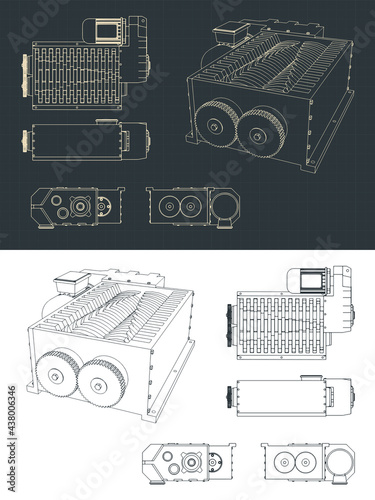 Shredder machine blueprints