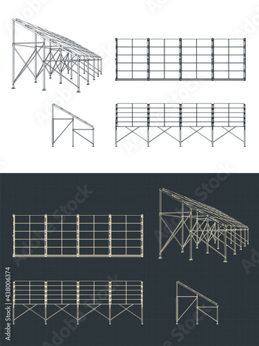 Solar panel blueprints