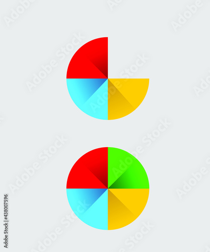 Free Download pie chart set - GFXLoad