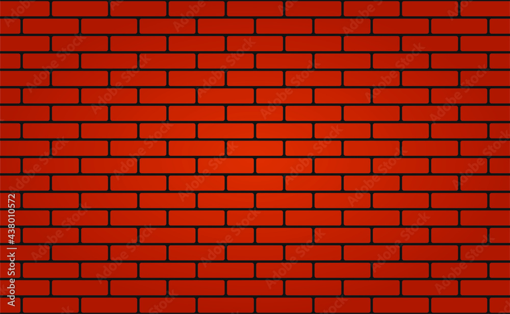Obraz premium red brick wall background