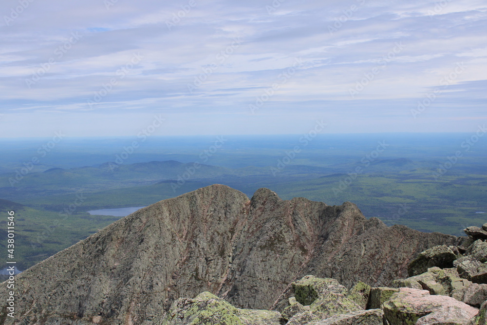 Knife's Edge from Baxter Peak Knife's Edge from Baxter Peak