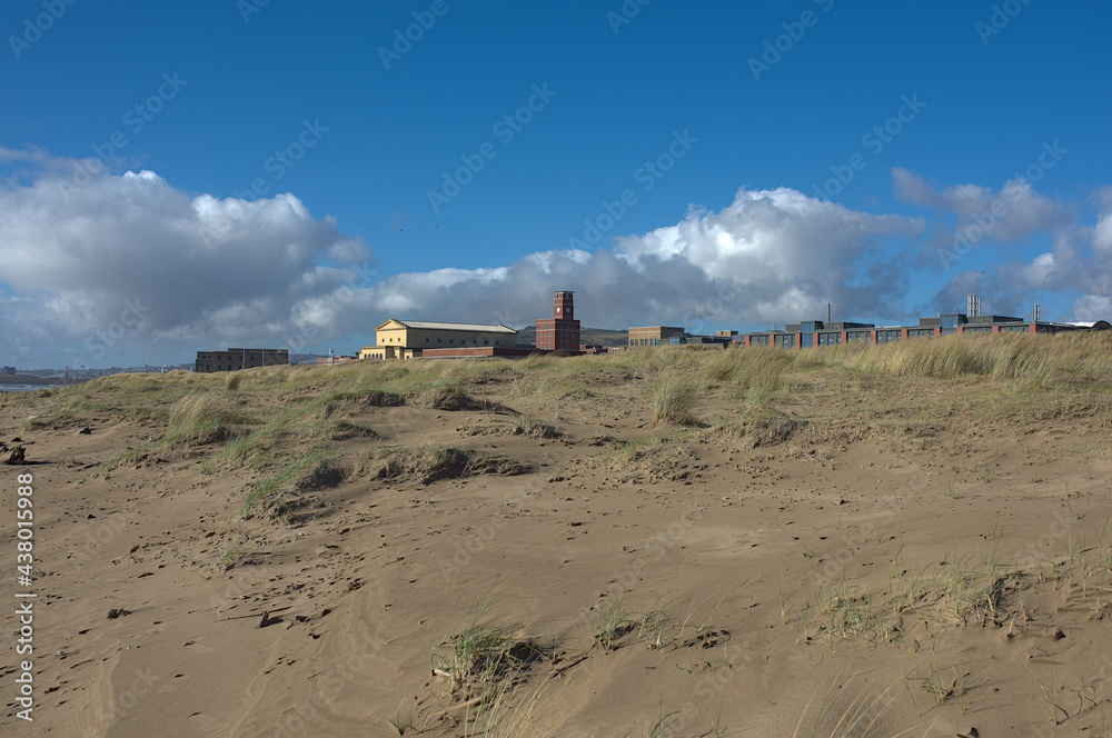 beach buildings