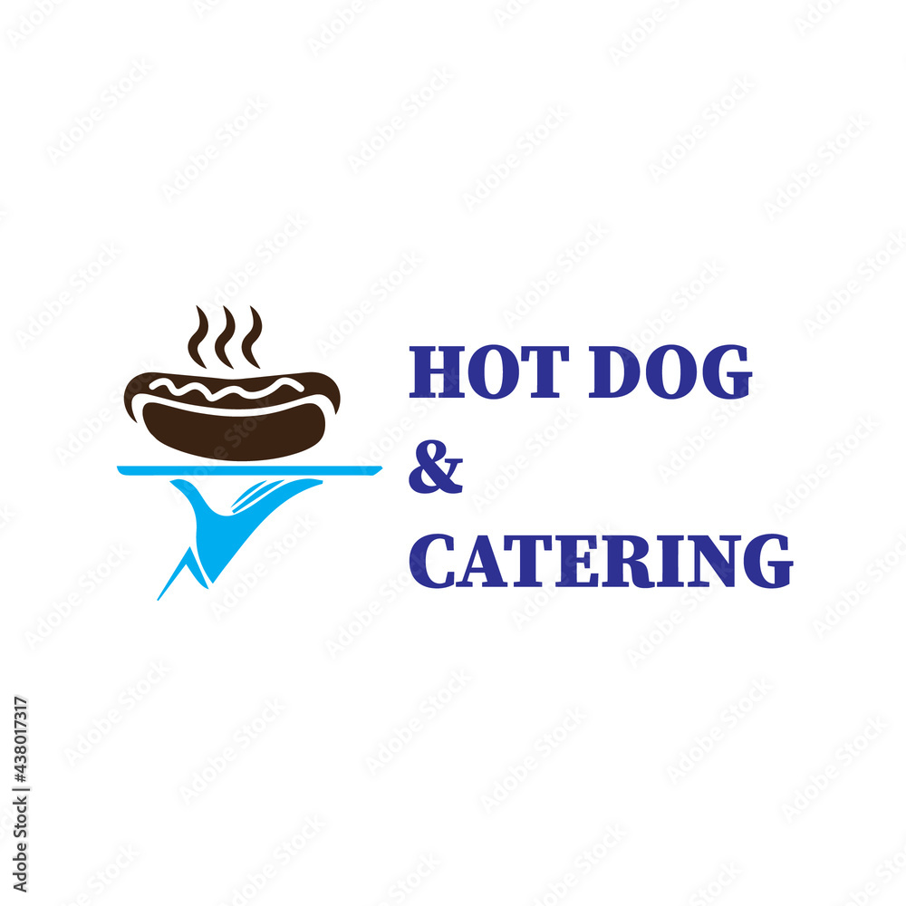 Hot Dog & Catering Logo Hot Dog & Catering Logo