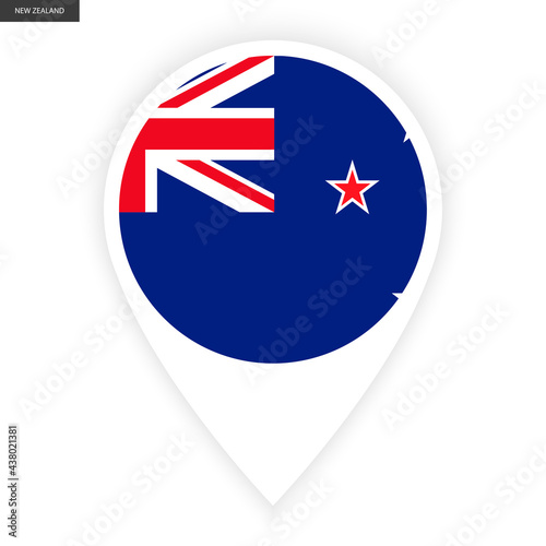 New Zealand marker icon with white border on white background. Free Download New Zealand marker icon with white border on white background. - GFXLoad