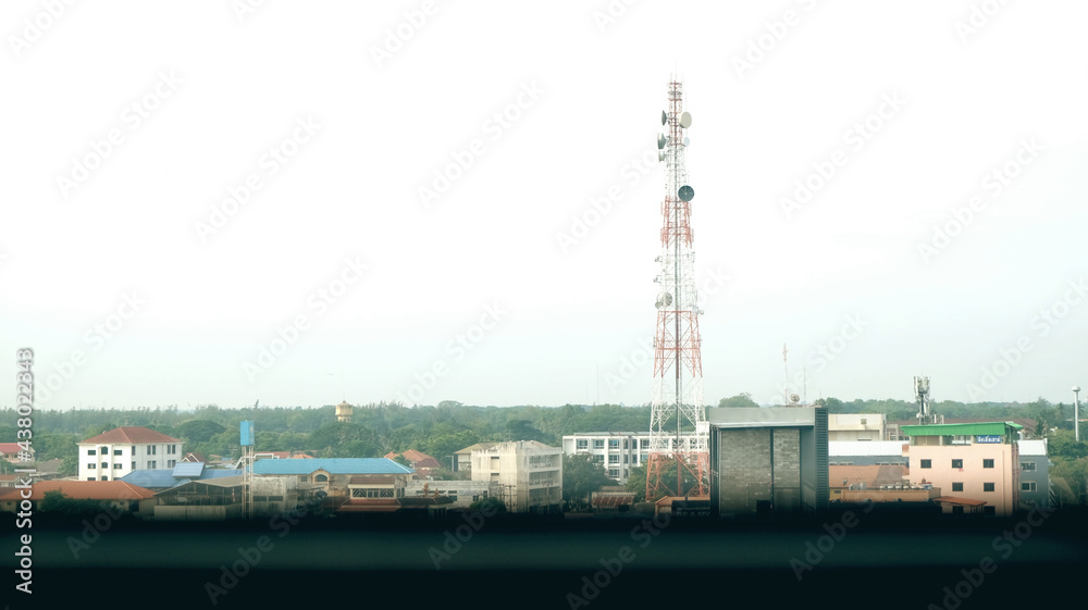 Thailand, Views of the streets of the city view background Thailand, Views of the streets of the city view background