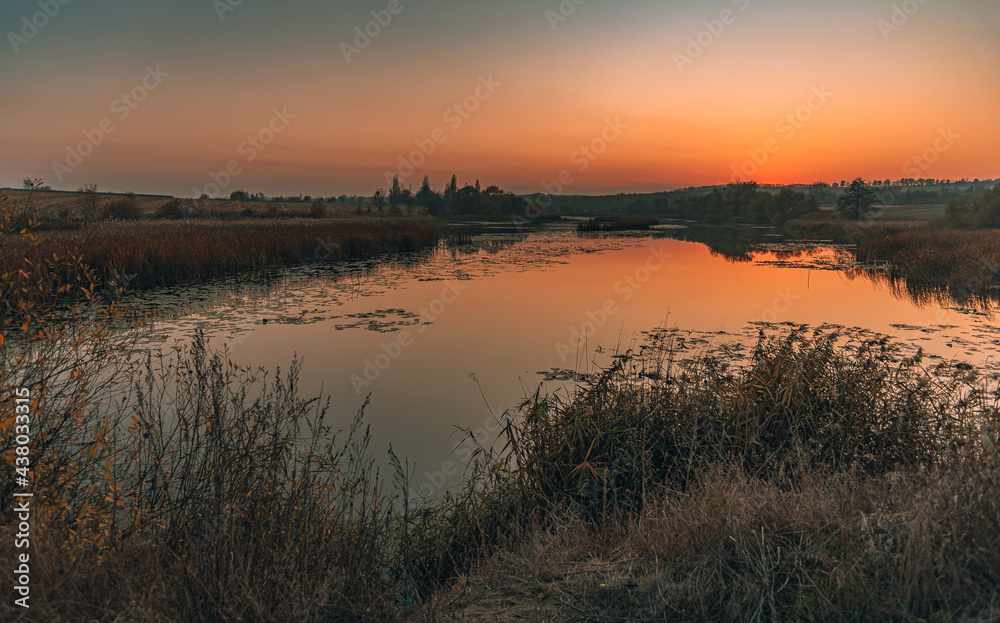 Sunrise on river Sunrise on river