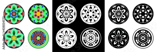Dan-cheong. Korean traditional temple art.