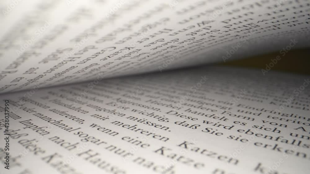 Macro dolly shot through old german book pages lighting by flashlight at night, zoom out. Camera Moves Between Paper Book Pages. Macro dolly shot through old german book pages lighting by flashlight at night, zoom out. Camera Moves Between Paper Book Pages.
