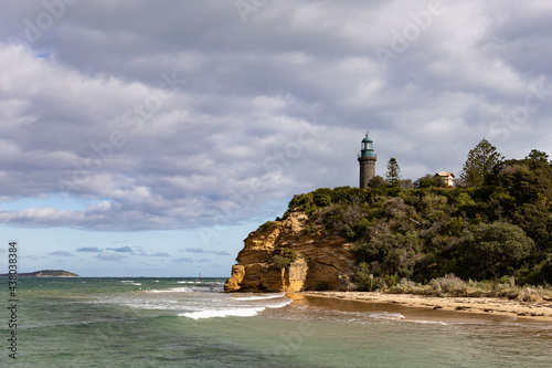 Black lighthouse Queenscliff