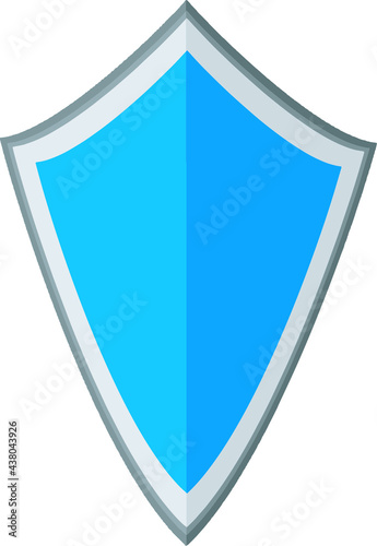 Illustration of blue shield