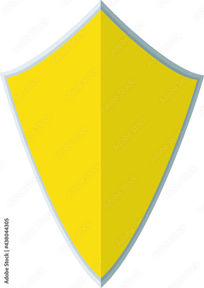 Yellow shield design Yellow shield design