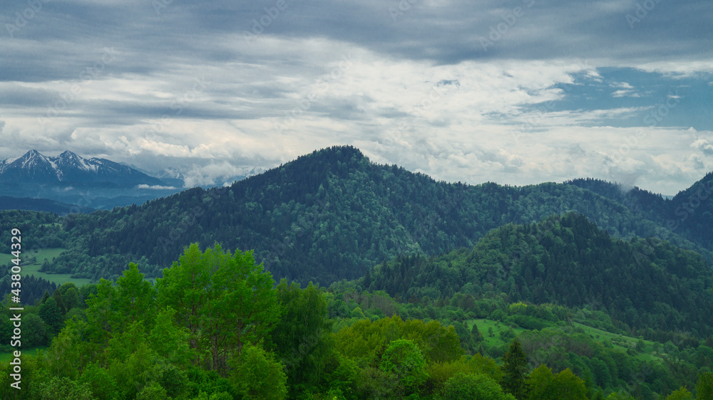 landscape with clouds