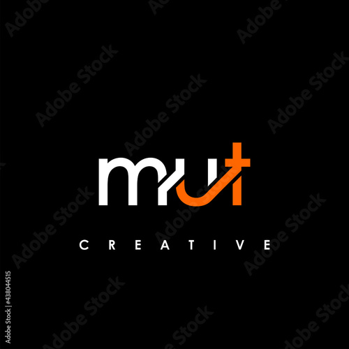 MUT Letter Initial Logo Design Template Vector Illustration