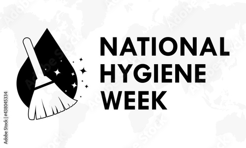 National Hygiene Week Awareness Concept Observed on Every July. Hygiene Week Template for background, Banner, Poster, Card Awareness Campaign.