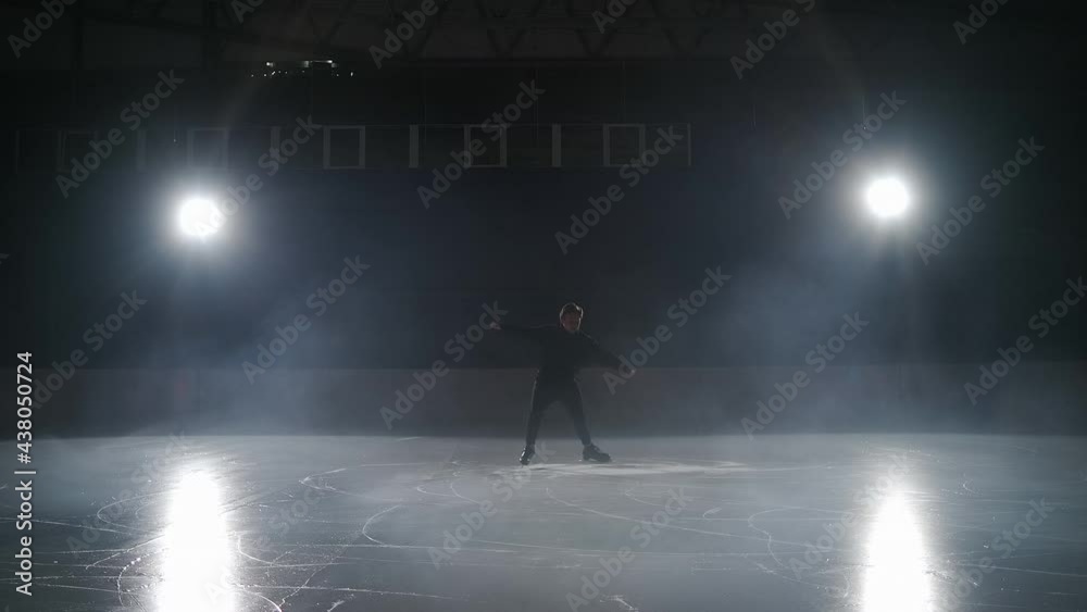 The basic element of figure skating is standing rotation. A