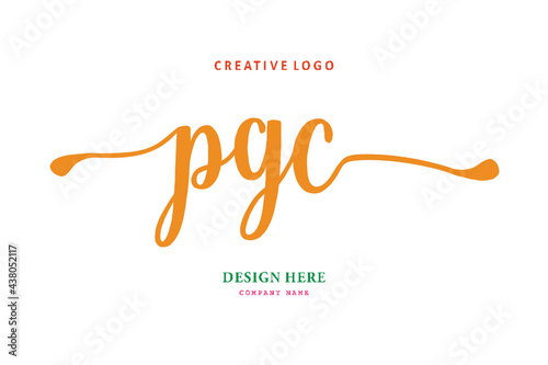 PGC lettering logo is simple, easy to understand and authoritative photo