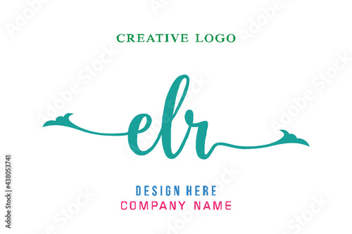 ELR lettering logo is simple, easy to understand and authoritative