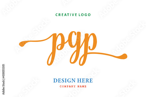 PGP lettering logo is simple, easy to understand and authoritative