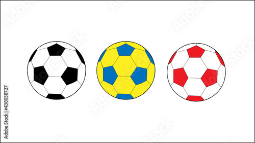 soccer ball with flags