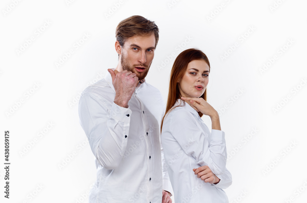 manager designer work staff and white shirt light background mockup manager designer work staff and white shirt light background mockup