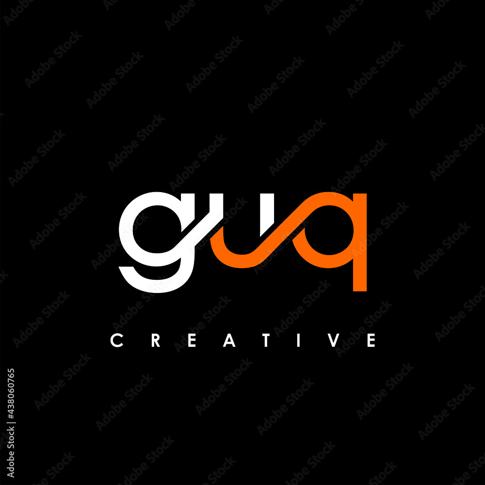 GUQ Letter Initial Logo Design Template Vector Illustration GUQ Letter Initial Logo Design Template Vector Illustration