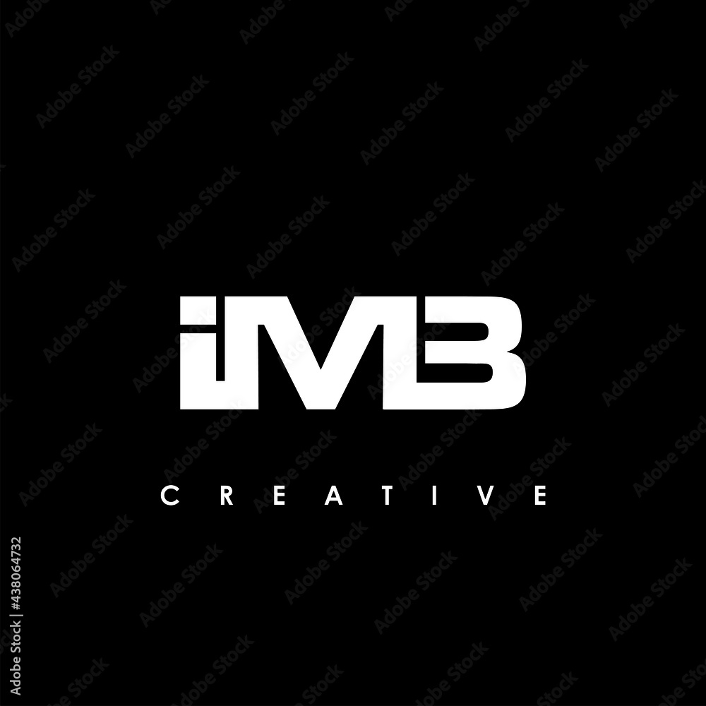 IMB Letter Initial Logo Design Template Vector Illustration