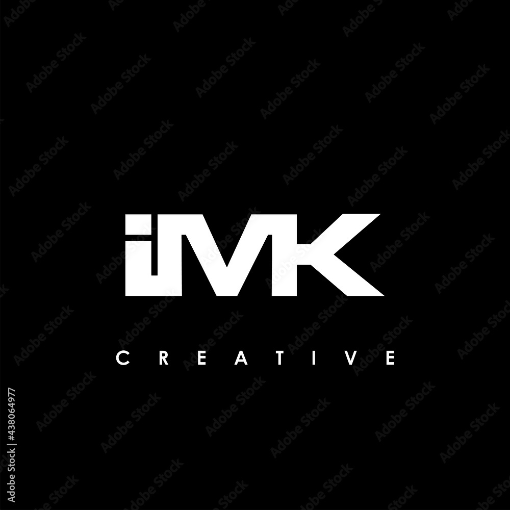 IMK Letter Initial Logo Design Template Vector Illustration
