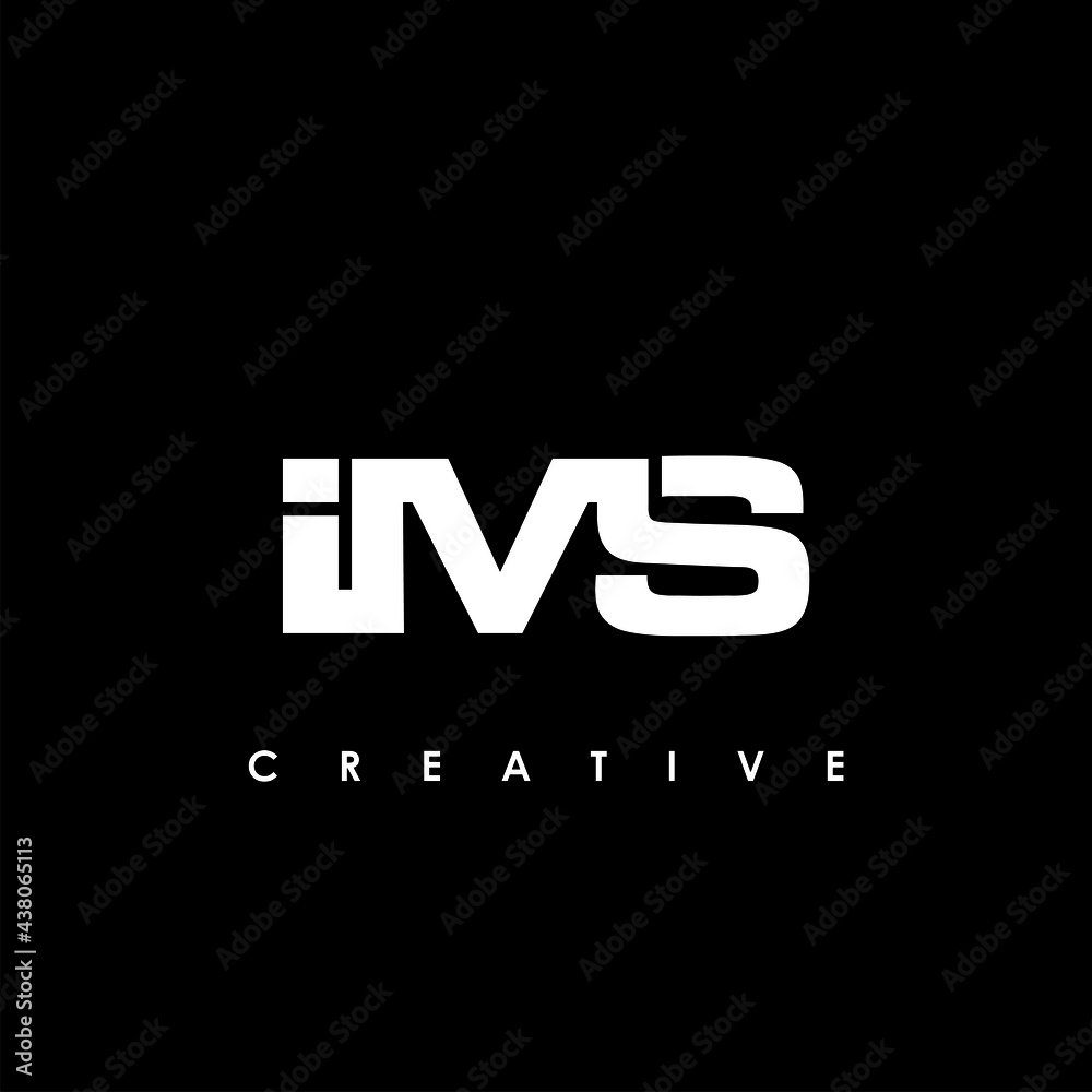 IMS Letter Initial Logo Design Template Vector Illustration