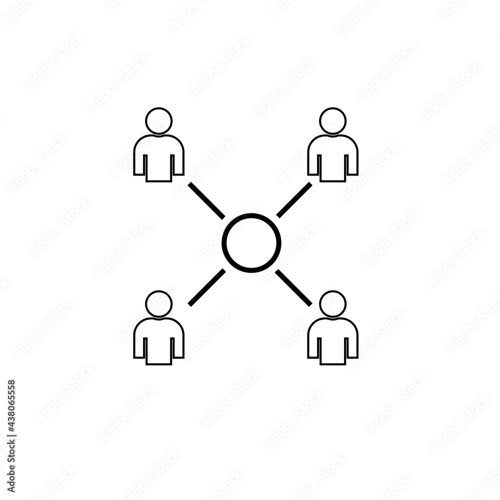 Online class icon isolated on white background Online class icon isolated on white background