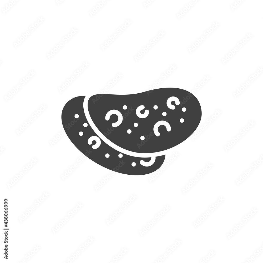 Pita bread vector icon Pita bread vector icon