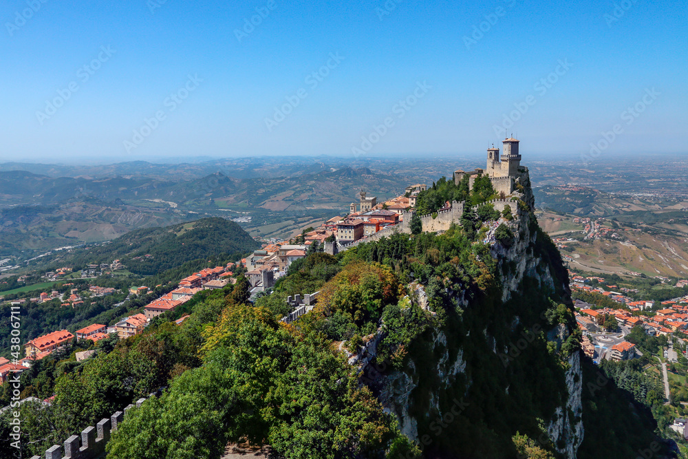 Fortress of Guaita on Mount Titano in San Marino