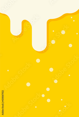 vector background with beer with foam for banners, cards, flyers, social media wallpapers, etc.