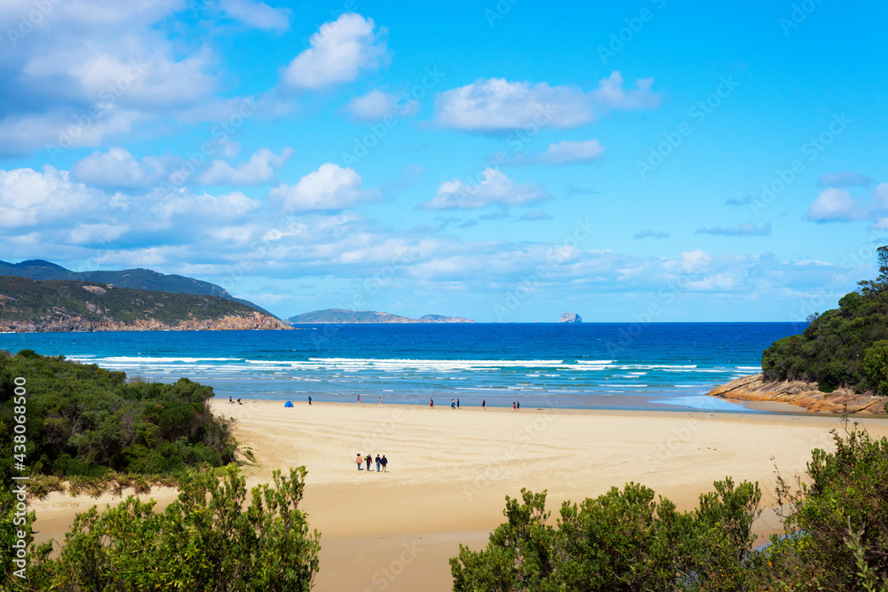 Beautiful Norman beach at Wilsons Promontory, Australia.