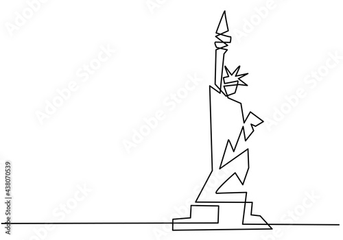 Continuous line of Liberty ...