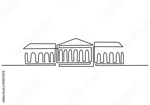 Classical building with col...