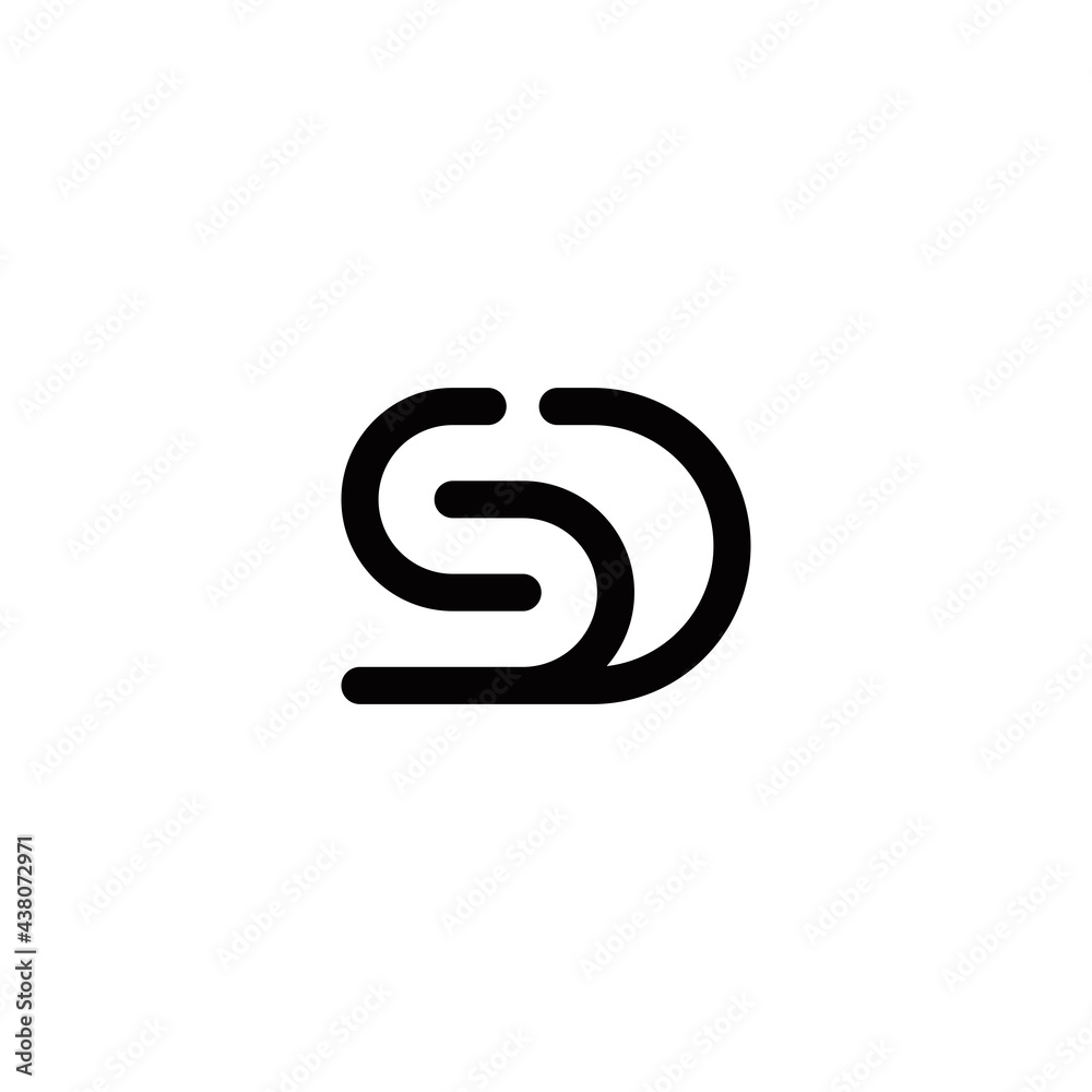 s d sd initial logo design vector template s d sd initial logo design vector template