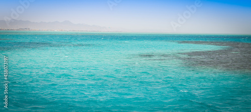 Fototapeta Naklejka Na Ścianę i Meble -  Deep blue ocean water background