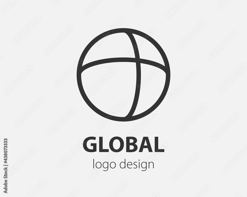 Abstract logo design.Vector logo template.