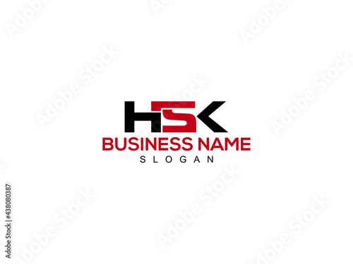 Letter HSK Logo Icon Design For Kind Of Use photo