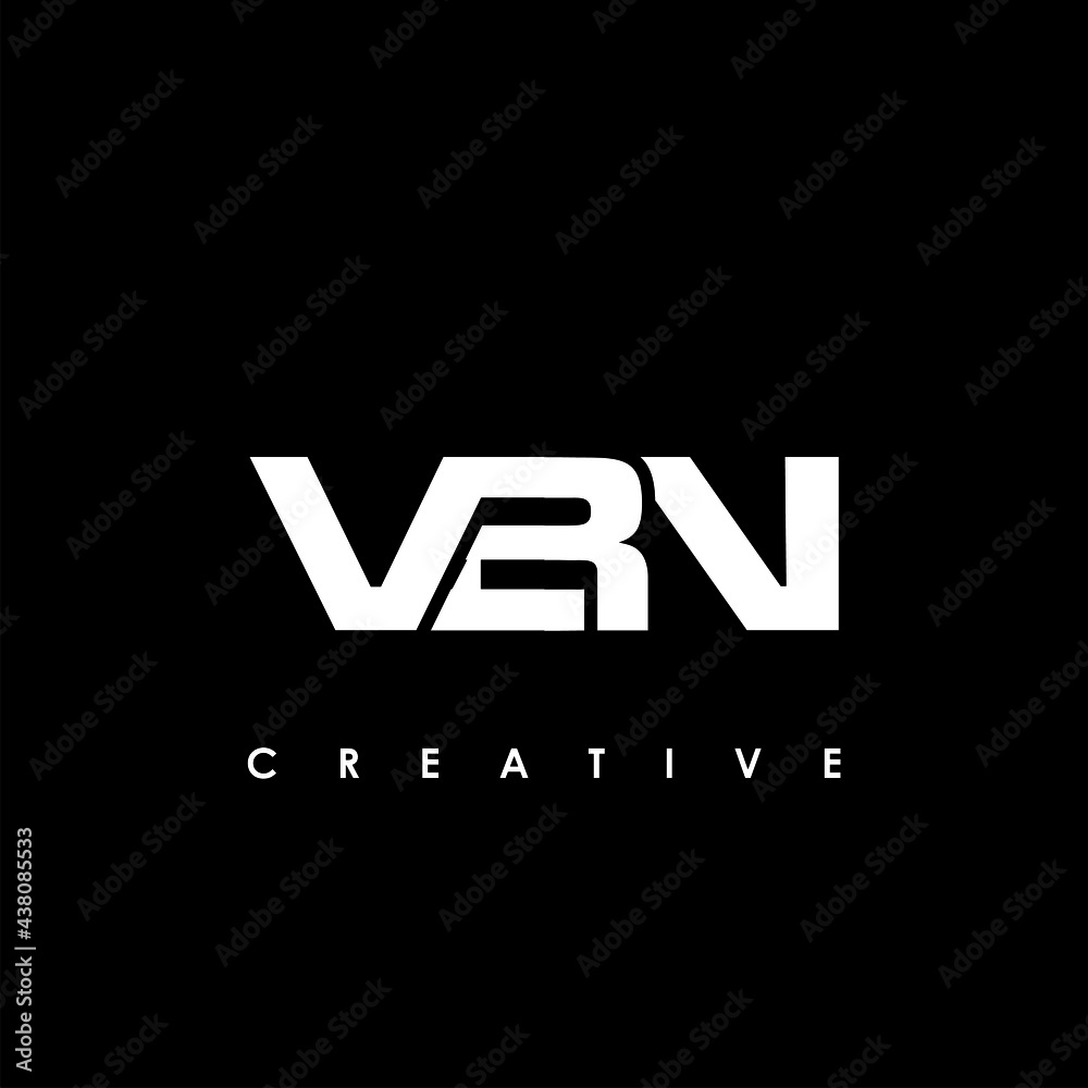 VBN Letter Initial Logo Design Template Vector Illustration