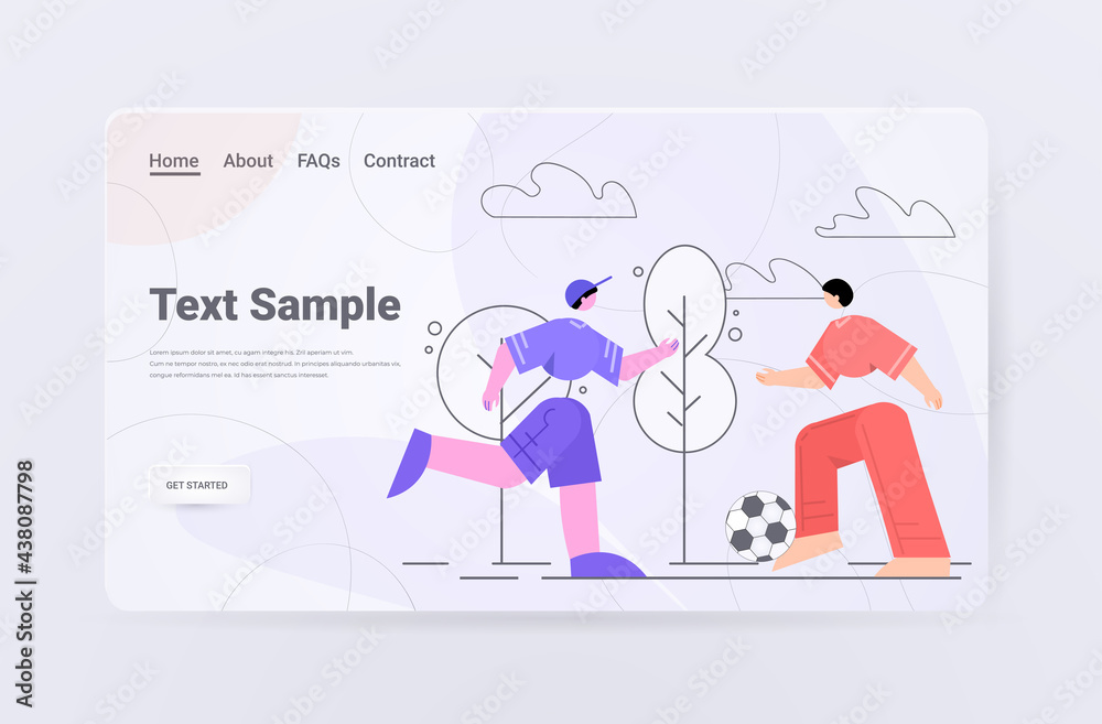 guys playing football men soccer players in sportswear healthy lifestyle concept horizontal guys playing football men soccer players in sportswear healthy lifestyle concept horizontal