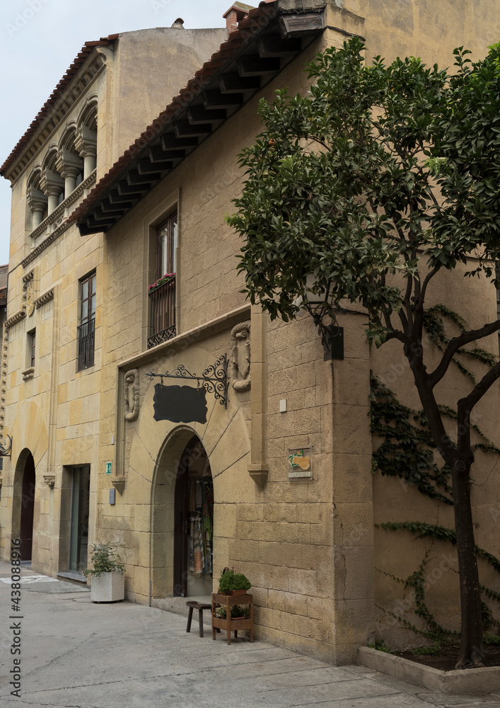 Spanish Village (Poble Espanyol) ,Barcelona ,Spain-2014