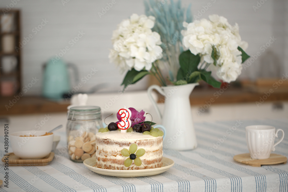 children's birthday cake with flowers children's birthday cake with flowers