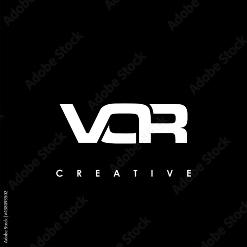 VOR Letter Initial Logo Design Template Vector Illustration